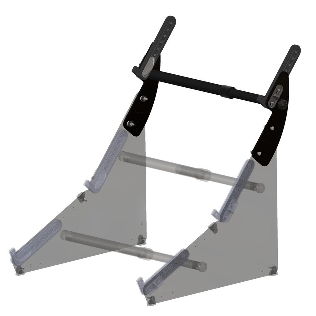 SynthRISE Adapt Tier WIDE monté sur un support de synthé