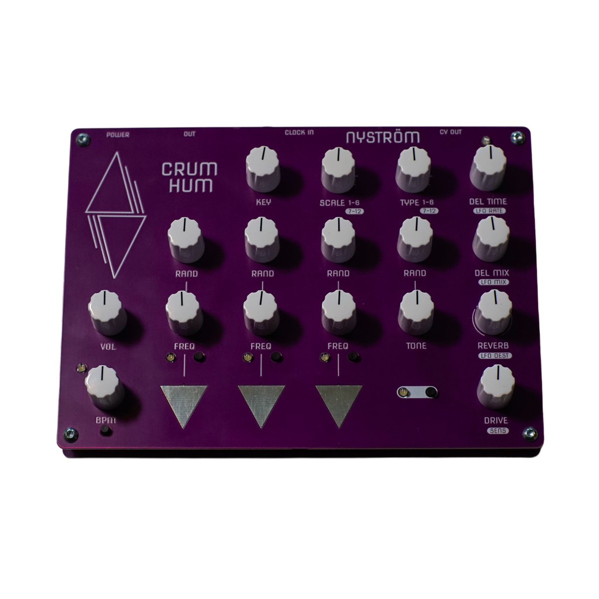 Synthétiseur génératif Nyström Crum Hum à pads tactiles triangulaires, B-Stock
