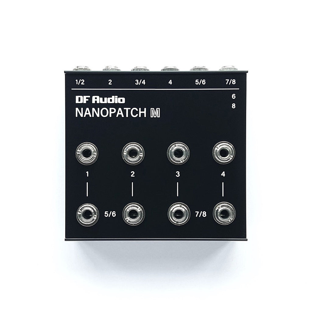 DF Audio Nanopatch M compacte patchbay met minijack-aansluitingen