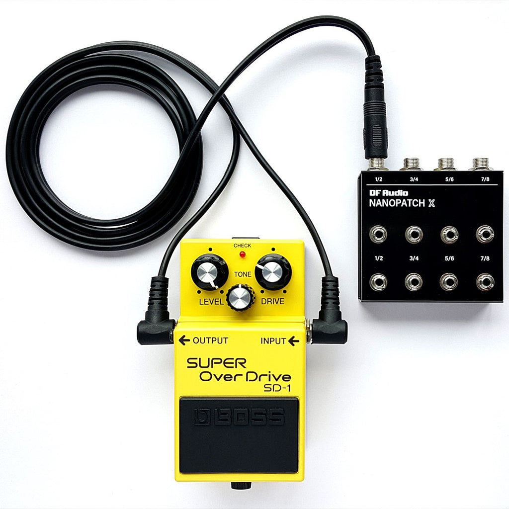 DF Audio Nanopatch X met effectpedaal