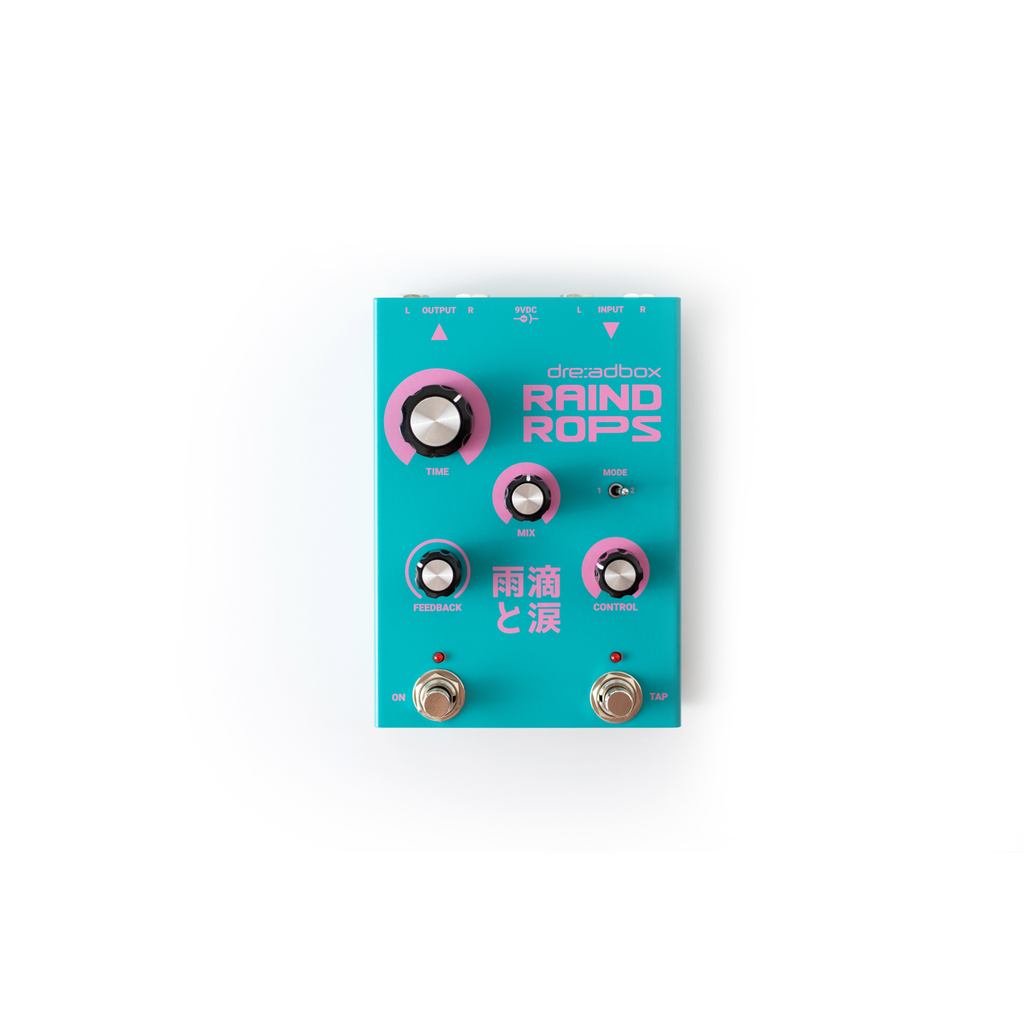 Dreadbox Raindrops delay-, pitchshifter- en reverbpedaal